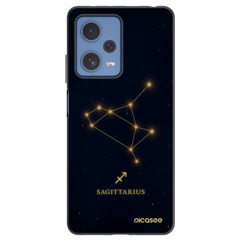 Picasee crna silikonska maskica za Xiaomi Redmi Note 12 Pro 5G - SAGITTARIUS