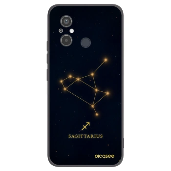 Picasee crna silikonska maskica za Xiaomi Redmi 12C - SAGITTARIUS