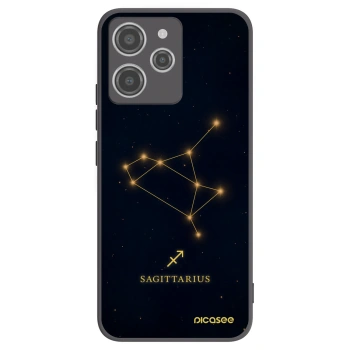 Picasee crna silikonska maskica za Xiaomi Redmi 12 4G - SAGITTARIUS