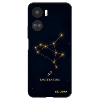 Picasee crna silikonska maskica za Honor 90 Lite 5G - SAGITTARIUS