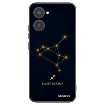 Picasee crna silikonska maskica za Realme 10 4G - SAGITTARIUS