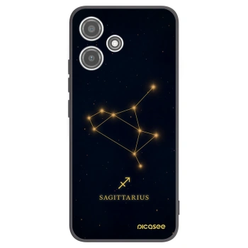 Picasee crna silikonska maskica za Xiaomi Redmi 12 5G - SAGITTARIUS