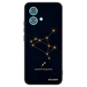 Picasee crna silikonska maskica za Motorola Edge 40 Neo - SAGITTARIUS