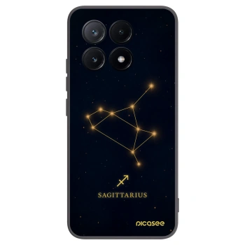 Picasee crna silikonska maskica za Xiaomi Poco X6 Pro - SAGITTARIUS