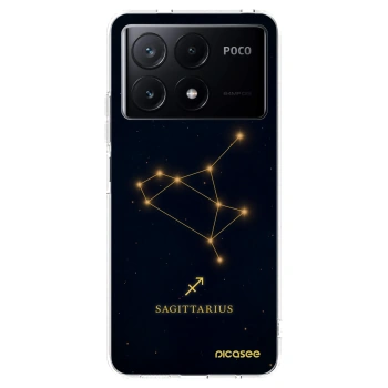 Picasee silikonska prozirna maskica za Xiaomi Poco X6 Pro - SAGITTARIUS