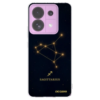Picasee silikonska prozirna maskica za Xiaomi Redmi Note 13 Pro 5G - SAGITTARIUS