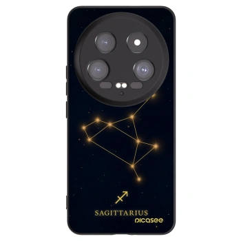 Picasee crna silikonska maskica za Xiaomi 14 Ultra - SAGITTARIUS