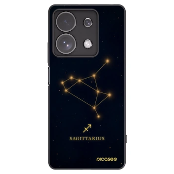 Picasee crna silikonska maskica za Xiaomi Redmi Note 13 Pro 4G - SAGITTARIUS
