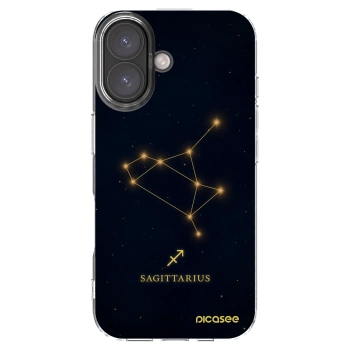Picasee silikonska prozirna maskica za Apple iPhone 16 - SAGITTARIUS