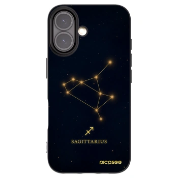 Picasee crna silikonska maskica za Apple iPhone 16 - SAGITTARIUS