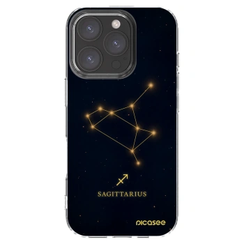 Picasee silikonska prozirna maskica za Apple iPhone 16 Pro - SAGITTARIUS