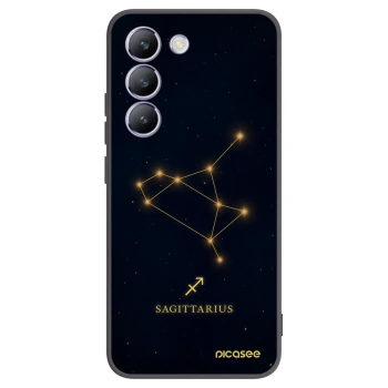 Picasee crna silikonska maskica za Vivo V40 SE 5G - SAGITTARIUS