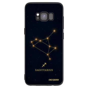 Picasee crna silikonska maskica za Samsung Galaxy S8 G950F - SAGITTARIUS