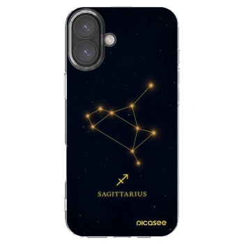 Picasee silikonska prozirna maskica za Apple iPhone 16 Plus - SAGITTARIUS
