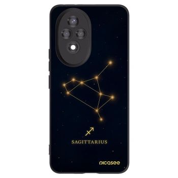 Picasee crna silikonska maskica za Honor 200 Pro 5G - SAGITTARIUS