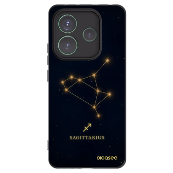 Picasee crna silikonska maskica za Xiaomi Redmi Note 14 5G - SAGITTARIUS