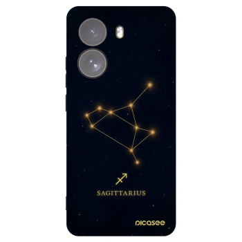 Picasee crna silikonska maskica za Xiaomi Poco X7 - SAGITTARIUS