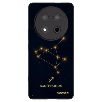 Picasee crna silikonska maskica za Honor Magic7 Lite 5G - SAGITTARIUS