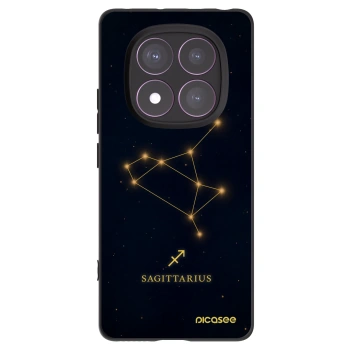 Picasee crna silikonska maskica za Xiaomi Redmi Note 14 Pro 4G - SAGITTARIUS