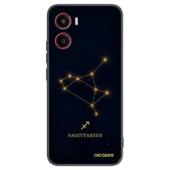 Picasee crna silikonska maskica za Motorola Moto G05 - SAGITTARIUS