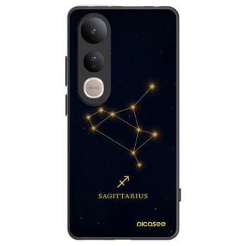 Picasee crna silikonska maskica za Vivo V50 Lite 5G - SAGITTARIUS