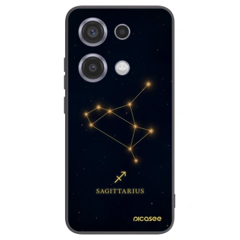 Picasee crna silikonska maskica za Xiaomi Redmi Note 14S - SAGITTARIUS