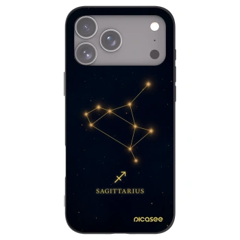 Picasee crna silikonska maskica za Apple iPhone 17 Pro Max - SAGITTARIUS