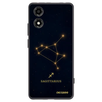 Picasee crna silikonska maskica za Motorola Moto E14 - SAGITTARIUS
