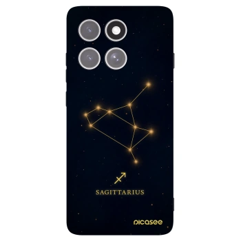 Picasee crna silikonska maskica za Motorola Edge 60 Pro - SAGITTARIUS