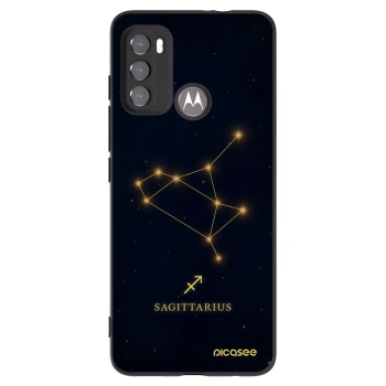 Picasee crna silikonska maskica za Motorola Edge 60 5G - SAGITTARIUS