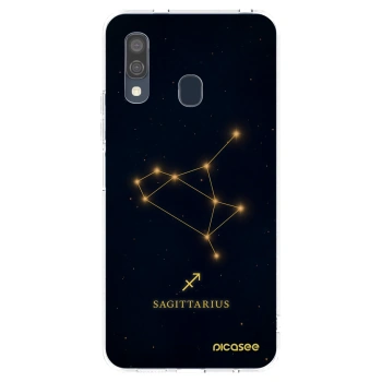 Picasee silikonska prozirna maskica za Samsung Galaxy A40 A405F - SAGITTARIUS