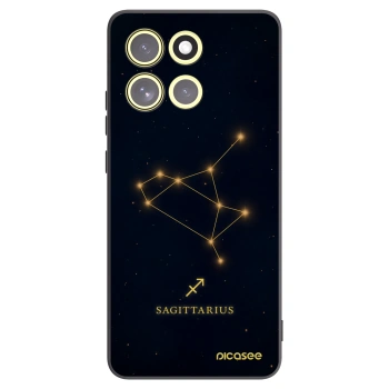 Picasee crna silikonska maskica za Motorola Moto G86 5G - SAGITTARIUS
