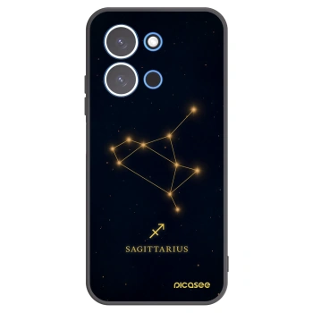 Picasee crna silikonska maskica za Xiaomi Redmi 15C 4G - SAGITTARIUS