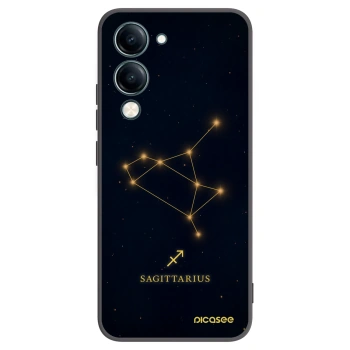 Picasee crna silikonska maskica za Vivo Y29s 5G - SAGITTARIUS