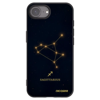 Picasee crna silikonska maskica za Apple iPhone 17e - SAGITTARIUS