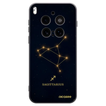 Picasee crna silikonska maskica za Vivo X300 Pro - SAGITTARIUS