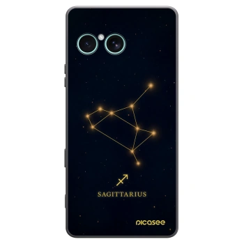 Picasee crna silikonska maskica za Sony Xperia 10 VII - SAGITTARIUS