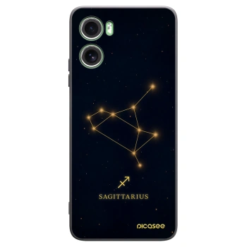 Picasee crna silikonska maskica za Motorola Moto G06 - SAGITTARIUS