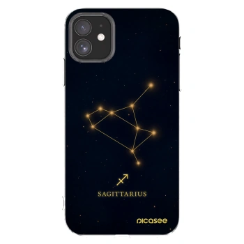 Picasee silikonska prozirna maskica za Apple iPhone 11 - SAGITTARIUS