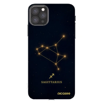 Picasee silikonska prozirna maskica za Apple iPhone 11 Pro Max - SAGITTARIUS