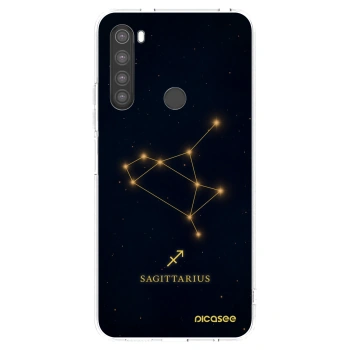 Picasee silikonska prozirna maskica za Xiaomi Redmi Note 8 - SAGITTARIUS