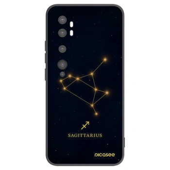 Picasee crna silikonska maskica za Xiaomi Mi Note 10 (Pro) - SAGITTARIUS