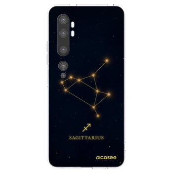 Picasee silikonska prozirna maskica za Xiaomi Mi Note 10 (Pro) - SAGITTARIUS