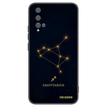 Picasee crna silikonska maskica za Huawei Nova 5T - SAGITTARIUS