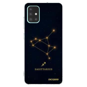 Picasee silikonska prozirna maskica za Samsung Galaxy A51 A515F - SAGITTARIUS
