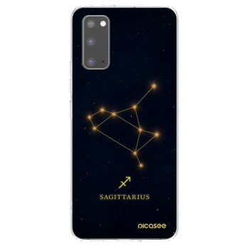 Picasee silikonska prozirna maskica za Samsung Galaxy S20 G980F - SAGITTARIUS