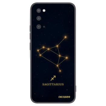 Picasee crna silikonska maskica za Samsung Galaxy S20 G980F - SAGITTARIUS