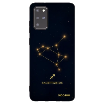 Picasee crna silikonska maskica za Samsung Galaxy S20+ G985F - SAGITTARIUS