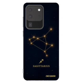 Picasee silikonska prozirna maskica za Samsung Galaxy S20 Ultra 5G G988F - SAGITTARIUS