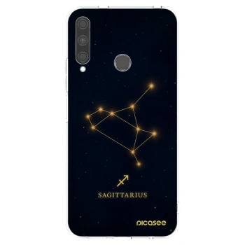 Picasee silikonska prozirna maskica za Huawei P40 Lite E - SAGITTARIUS